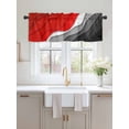 thumbnail image 2 of Valances for Windows Abstract Beach Rod Pocket Cafe Window Treatments Valance Curtains for Kitchen Bathroom Laundry Basement Windows 56"x16", 2 of 9