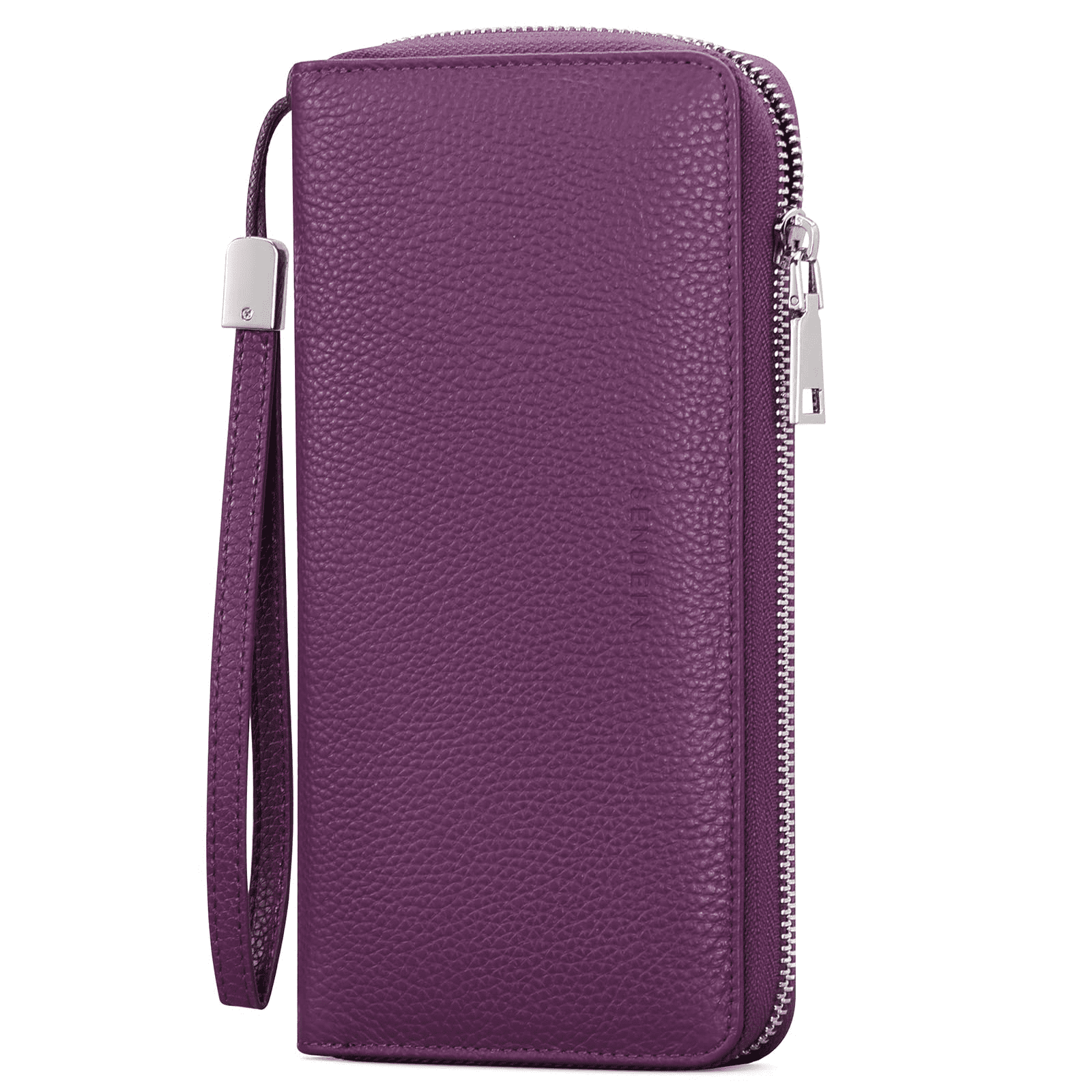 Portefeuille Fin Pour Femme - RFID - Cuir Synthétique - Rouge - Ultra Mince Et Sécurisé