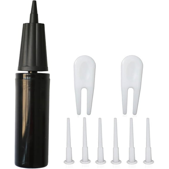 Hand Air Pump,Two-Way Hand Yoga Ball Pump, 9 Inch Double Action Hand Pump Inflator for Exercise Balls, Swimming Ring,Balloons and Inflatable Balls