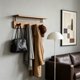 thumbnail image 4 of Perchero de pared de madera con ganchos – Organizador colgante inoxidable para baño, cocina, sala de estar y recibidor – Permite colgar toallas, abrigos, sombreros, bolsos y herramientas., 4 of 6
