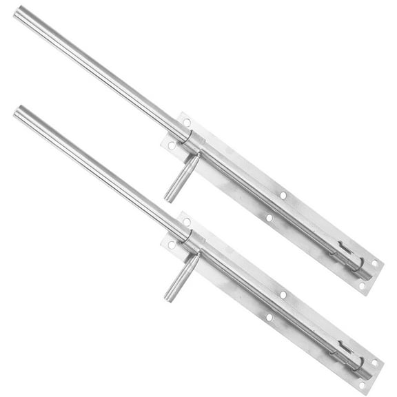 STOBOK 2Pcs Stainless Steel Shed Door Hardware Slide Bolt Latch Set