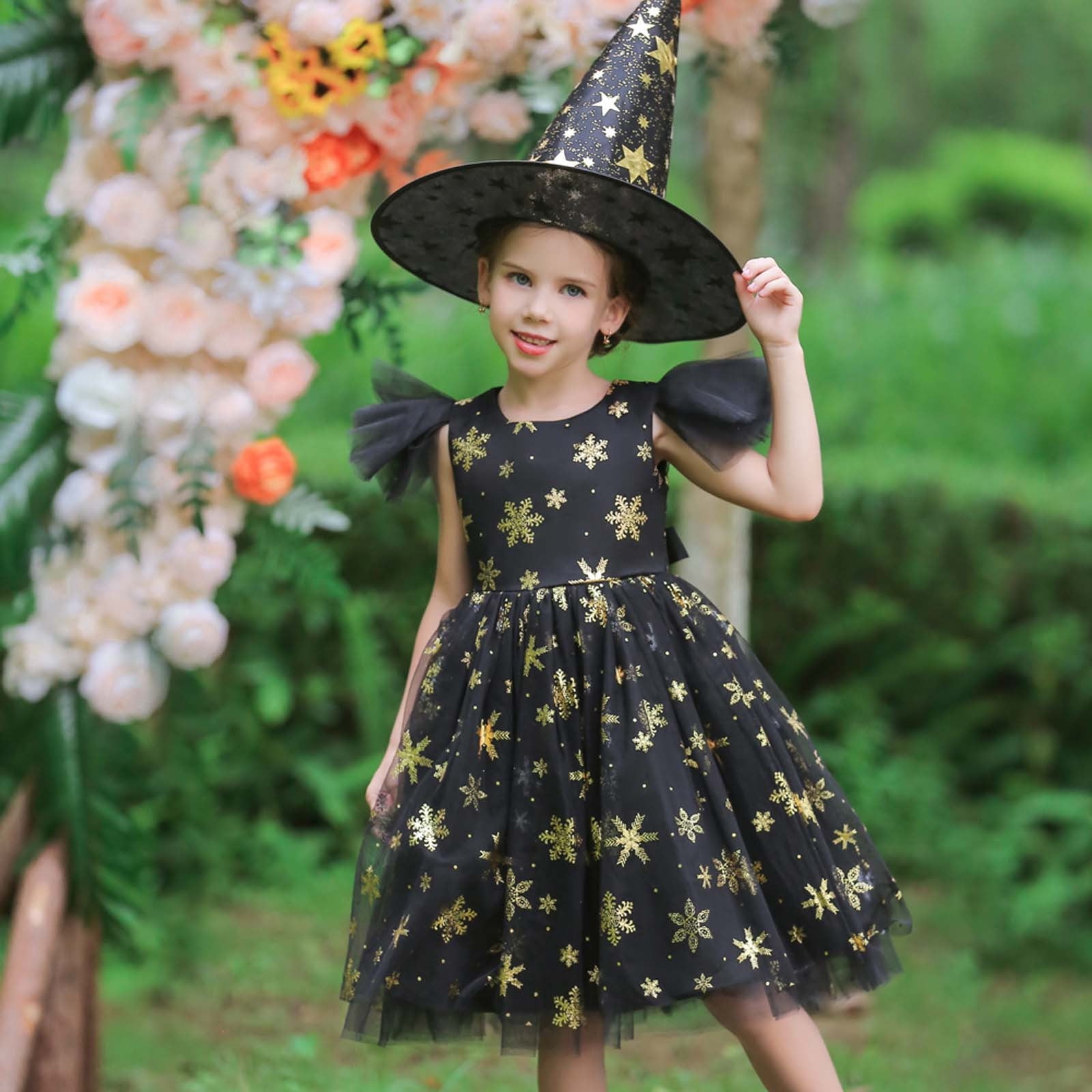Dezsed 110 Years Children Dresses Girl Halloween Cosplay Lace