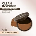 thumbnail image 4 of COVERGIRL Clean Invisible Pressed Powder, 180 Golden Caramel, 0.38 oz, 4 of 17