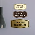 thumbnail image 3 of Fancy Private Residence Sign (Red) - Small, 3 of 5