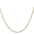 thumbnail image 2 of 14k Yellow Gold 1.8mm Solid Regular Rope Chain, 2 of 5