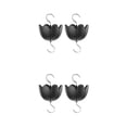 thumbnail image 4 of Methold 2 bolsas de fuerte capacidad de carga, anzuelo antihormigas, foso para suministros para mascotas y comederos para pájaros, accesorios negro 2Conjunto, 4 of 6
