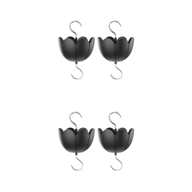 Gancho de alimentación Billuyoard 2 bolsas de hormigas lejos para alimentación de pájaros y accesorios de gancho negro 2Conjunto