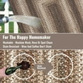 thumbnail image 3 of Homespice Wildwood 6x9' Brown Oval Braided Rug, Washable Rug for Dining Room, Living Room, Bedroom, 3 of 7