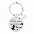 thumbnail image 2 of Stainless Steel Engraved Dog Tag Keychain For Dog Lovers and Lost Pet Owners Titanium Steel Pet Engraved Keychain, 2 of 6