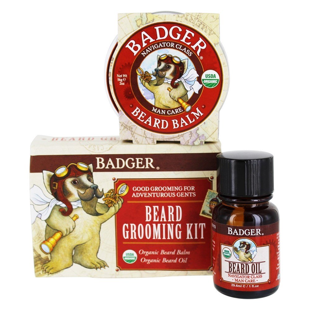 Badger, Organic Beard Grooming Kit