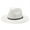 White, variant on Sun Hats for Women Summer Wide Brim UV UPF 50+ Panama Fedora Foldable Packable Straw Beach Hat