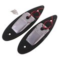 thumbnail image 7 of 1 Pair Flush Mount Marine Boat RV Side Navigation Light, Red Stainless Steel Yacht Side Bow Tear Drop Lamp, 7 of 7