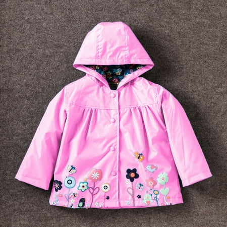 

TOWED22 Baby Girl Jacket Kids Boys Windproof Coat Cartoon Dinosaur Zip Up Hooded Mesh Lined Jackets Toddler Baby Girl Hoody Outwear Pink