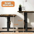XUEGE Manual Adjustable Desk Height Adjustable Standing Desk Ergonomic