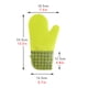 thumbnail image 2 of 1 par de guantes, guantes de aislamiento térmico con patrón de rombos, guantes de horno de cocina, guantes de silicona y algodón MFZFUKR BST3026115-2, 2 of 5