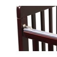 thumbnail image 5 of L.A. Baby Little Wooden Folding Portable Mini Crib with Mattress, Cherry, 5 of 9