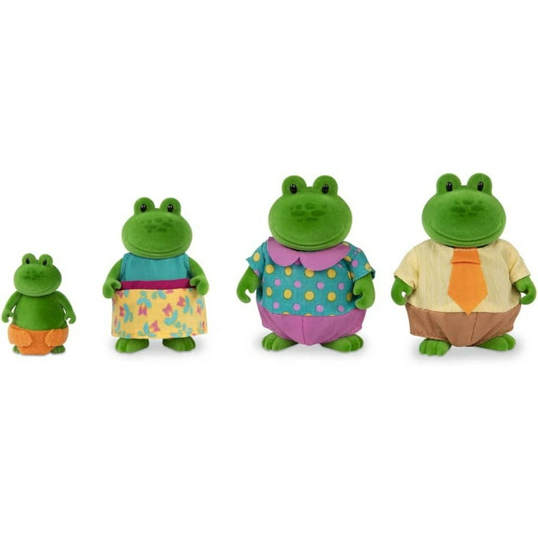 Li'l Woodzeez Miniature Animal Figurine Set - Croakalily Frog