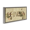 thumbnail image 3 of Stupell Industries French Garden Vintage Gray Framed Floater Canvas Wall Art design by Lil' Rue, 14 x 31, 3 of 9