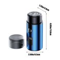 thumbnail image 3 of Hxlamzoo Rasoir Portable Mini, Rechargeable par USB, Affichage Numérique, Super Cadeaux pour Lui, 3 of 6
