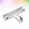thumbnail image 1 of FUEENIRVA 1Set Silver Aluminium Alloy Glass Shelf Bracket for Display Shelves, 1 of 8
