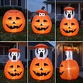 thumbnail image 3 of sruoe Halloween decorations outdoor ,Halloween Inflatable Ghost Pumpkin Figure with LED Light Adjustable Height Funny Outdoor Decoration for Garden Porch Yard Party, 3 of 5