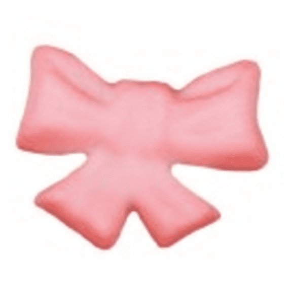 24ct Pink Bows 1 1/8"" Edible Sugar Decoration Toppers for Cakes Cupcakes Cake Popswith Decorating Stickers