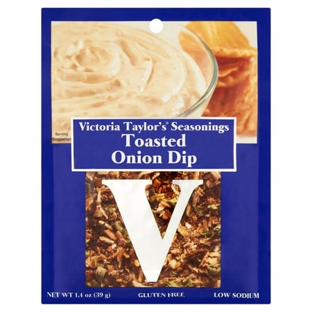 Victoria Taylors Ssnng Tstd Onion Dip,1.4 Oz (Pack Of