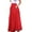Red, variant on Landzoo Women's Large Solid Color Pocket High Waist Ol Half Skirt Pleated Skirt Comfortable Casual Women's Skirt