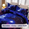 thumbnail image 6 of NTBED Galaxy Bedding Sets Outer Space Comforter Bed in a Bag 3D Printed Quilt for Children Boy Girl Teen Kids Twin 6Pcs, 6 of 8