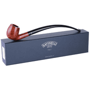 Savinelli Churchwarden Italian Hand Crafted Long Stem Wooden Long Pipe, Classic Wizard Style Briar, Handmade From Italy, Polished Smooth Finish (601)