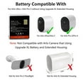 thumbnail image 4 of EBKK 2-Pack Rechargeable Batteries and LCD Dual Charger VMA5400 Compatible with Arlo Ultra, Ultra 2, Arlo Pro 3, Pro 4, Camera VMC4040P 3.85V 4800mAh 14.48Wh A-4a, 4 of 8