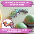 thumbnail image 5 of The Eggmazing Egg Decorator Dragon Egg Kit Arts and Crafts Set - Includes Egg Decorating Spinner, 6 Markers, and 2 Dragon Eggs with 3D Printed Dragons Inside | Ages 3 and Up, 5 of 8