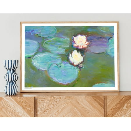 Nympheas 1897 By Claude Monet Poster, Poster Print, Wall Decor, Art, Impressionism, Water Lilies, Pond, Monet Art, Fine Art Wall Art, Modern Wall Decor, 8x12 UNFRAMED