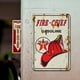 thumbnail image 4 of Placa de Metal Vintage Wdftyju Texaco jefe de bomberos arte de pared 20x30cm, 4 of 9