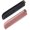 Pink, Black, variant on Leather Pencil Pouch, 2 Pcs Slim Pencil Case Portable Small Pencil Case Flat Soft Pencil Bags with Zipper Simple Makeup Bag Lipstick Case for Women Men Home, Office, Travel Outdoor (Black, Brown)