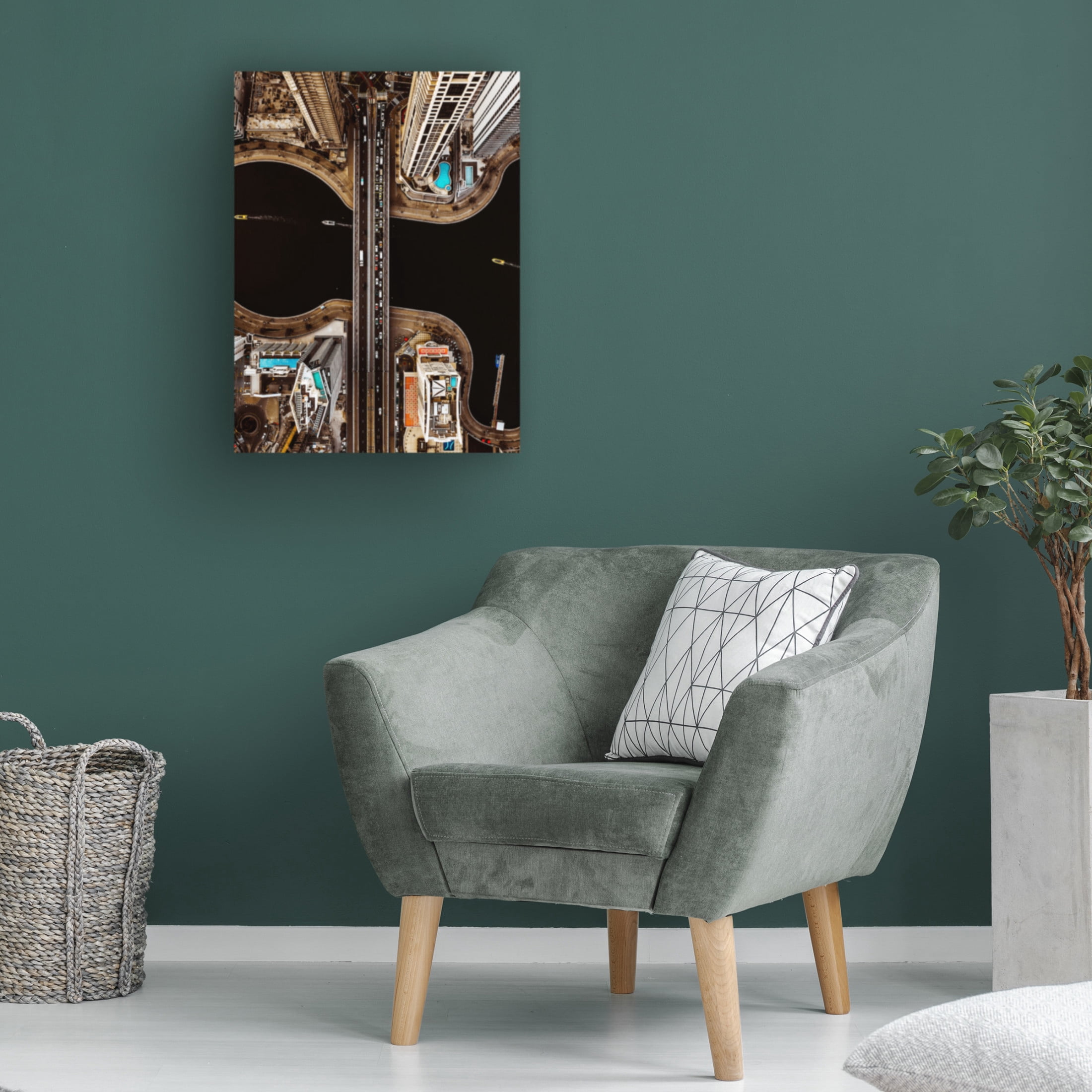 Canvas Wall Art - Carmine Chiriaco 'Vision From The Top' Wall Art for Living Room, Bedroom, or Office Décor by Trademark Fine Art - 14 x 19 Inches