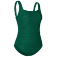 thumbnail image 4 of Hilor Women's One Piece Swimsuits Shirred Tank Tummy Control Bathing Suits, 4 of 7