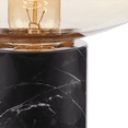 thumbnail image 3 of Bouclair Black Marble & Amber Glass Table Lamp, 3 of 4