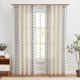 thumbnail image 3 of Cortinas Jinchan, mezcla de lino floral vintage, color azul, 229 x 137 cm, 3 of 9