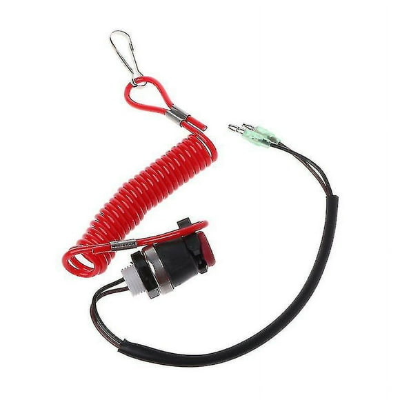 Boat Outboard Engine Motor Kill Stop Switch Motorboat Safety Tether Lanyard Cord Switch For Yamaha Marine Mercury Tohatsu