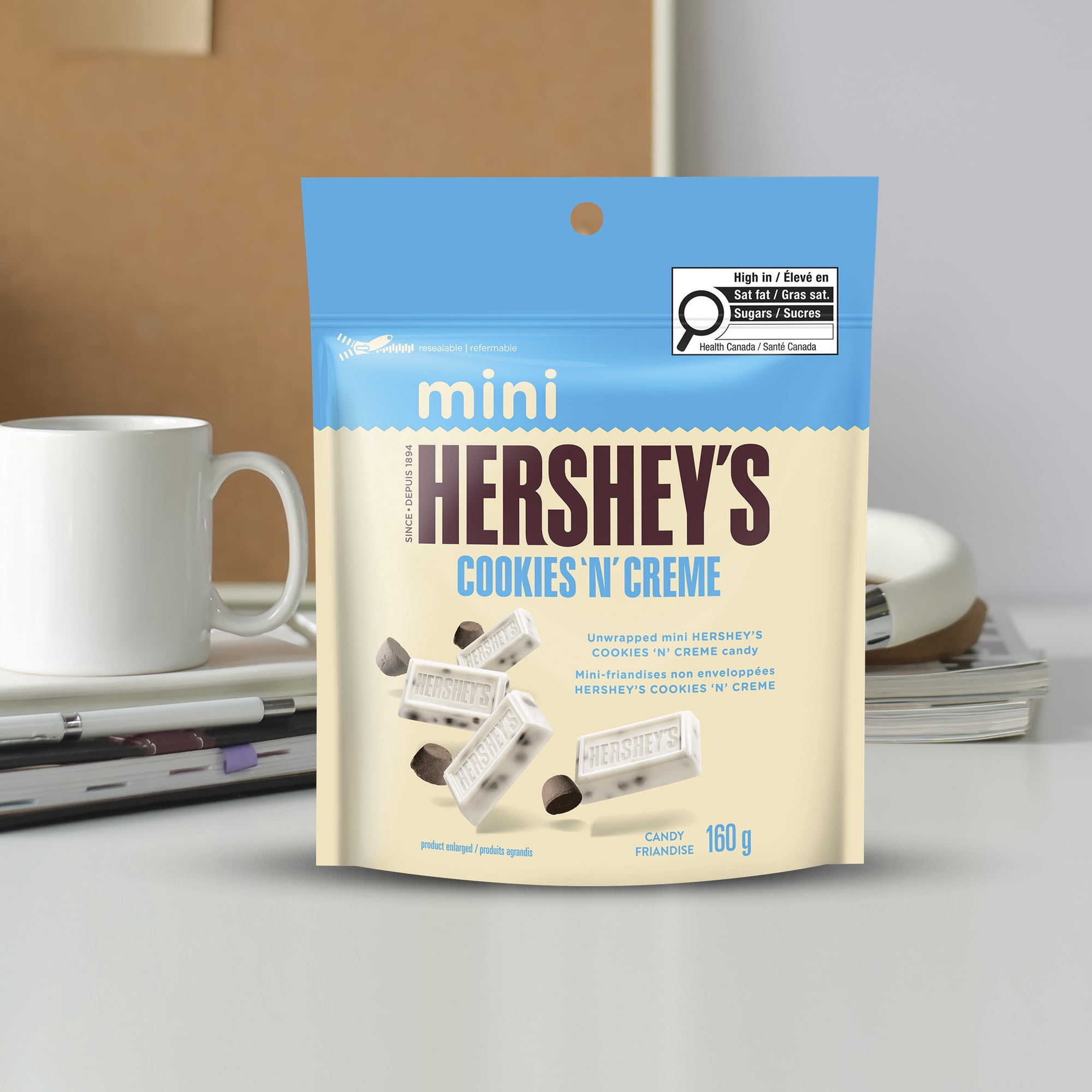 Mini HERSHEY'S COOKIES 'N' CREME candy 160g