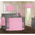 thumbnail image 3 of BabyFad Minky Ultra Rose Ensemble de Literie pour Berceau 9 Pcs, 3 of 5