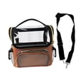 thumbnail image 3 of Estuche Organizador de Maquillaje con Divisor Extraíble, Bolsa de Cosméticos de Viaje Profesional, Bolsa para Brochas de Maquillaje para Artistas de M café, 3 of 10
