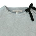 thumbnail image 2 of Hope & Henry Girls' French Sweater with Velvet Bow, 2 of 3
