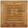 thumbnail image 3 of vidaXL Bar Table Grey 60x60x110 cm Poly Rattan and Solid Acacia Wood, 3 of 5