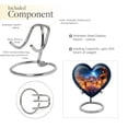 thumbnail image 4 of Enchanted Eve Of Lights Small Urns For Ashes - Heart Urn For Human Ashes Men - Haven - Cosmic Urn For Celestial Dreams - Infinite Ashes Journey (3inch,1pcs), 4 of 5