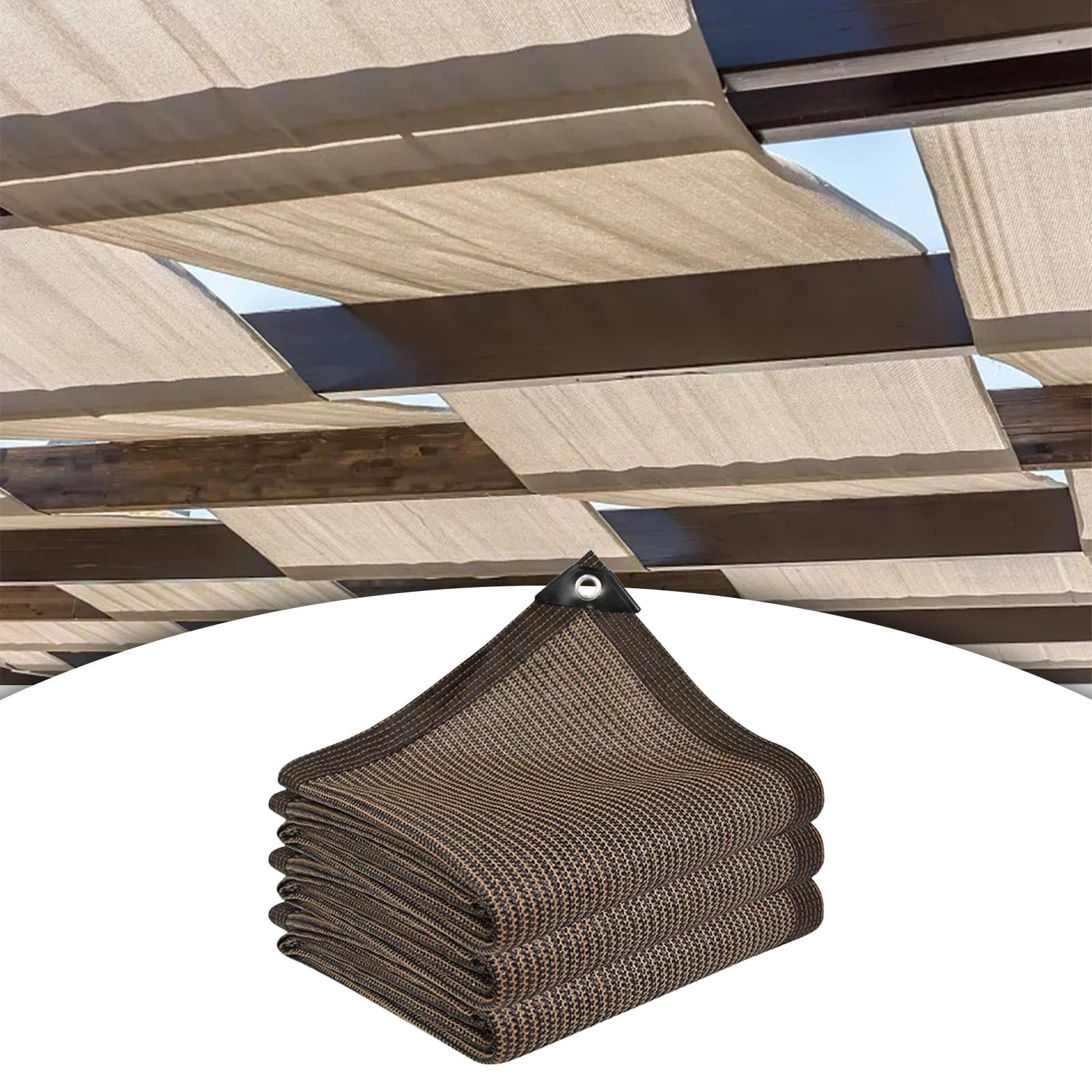 Shade Cloth Netting Mesh Gardening Sunshade Heavy Duty Awning Cover Canopy Netting Blocks Net Shade for Lawn Outdoor Backyard Beach Balcony 3Mx5M