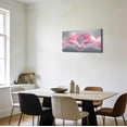 thumbnail image 2 of ZHONGYUTONG Large Gray and Pink Abstract Canvas Wall Art Love Heart Water Picture Prints Ocean Wave Art Romantic Paintings Wall Decor for Girls Bedroom Bathroom (12.00" x 24.00"), 2 of 5