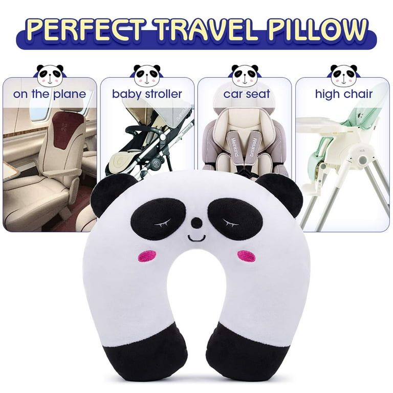 Kids Neck Pillow For Traveling,toddler Road Trip And Airplane Travel  Essentials Kids Cute Dog Plush Toy ,best Chin Supporting Kids Travel  Pillow(dog)