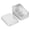 rectangle, variant on kowaku Portable Soap Box Bar Soap Case Stainless Steel Multiuse Double Layer for Outdoor Activities Picnic Hotel Home Business Trips rectangle